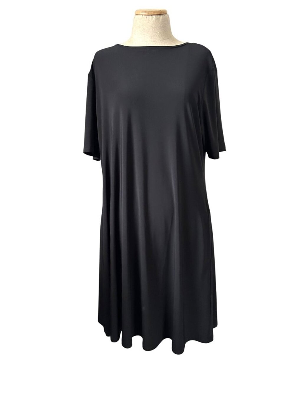 Sympli Women's Size 14 Comfortable Dress Short Sleeve Jersey Swing